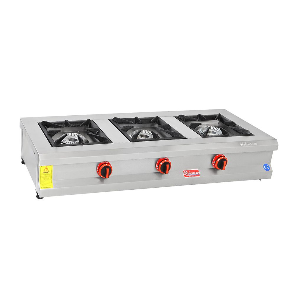 Himaksan SOG 1350 3ʹl� Ocak Set �st� Profesyonel GAZLI ve LPGʹli