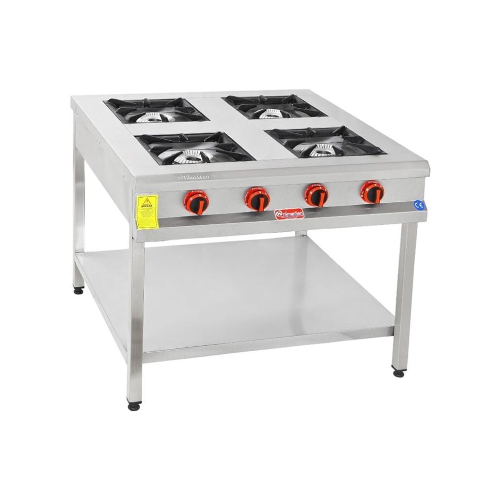 Himaksan TBOG 880 4ʹl� Taban Rafl� Ocak GAZLI ve LPGʹli